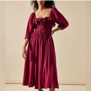 Free people oasis midi dress